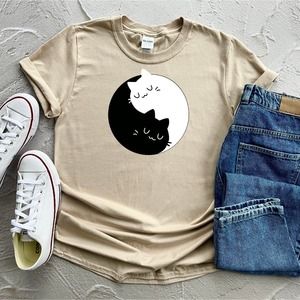 Cat Mom Shirt, Cat Lover Tee, Women Cat Lover, Animal Lover Funny Cat Shirt